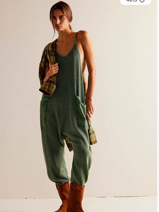 Free People Pants - LIKE NEW Free People FP One Frankie Waffle Knit Jumpsuit